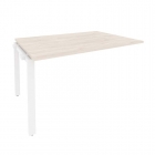 Проходной наборный элемент переговорного стола Рива ONIX O.MP-NPRG-3 Денвер Светлый/Белый