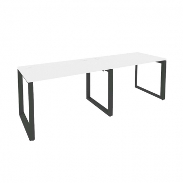 Рабочая станция на О-образном м/к Рива ONIX O.MO-RS-2.2.7 Белый Бриллиант/Антрацит