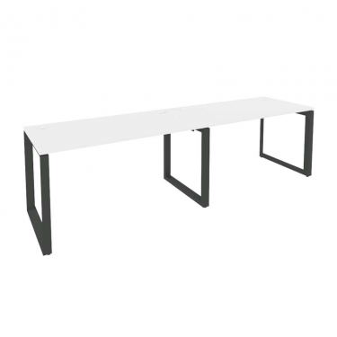 Рабочая станция на О-образном м/к Рива ONIX O.MO-RS-2.3.7 Белый Бриллиант/Антрацит