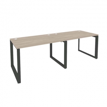 Рабочая станция на О-образном м/к Рива ONIX O.MO-RS-2.2.8 Дуб Аттик/Антрацит