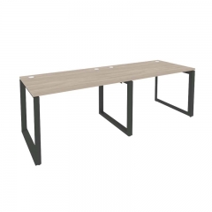 Рабочая станция на О-образном м/к Рива ONIX O.MO-RS-2.2.8 Дуб Аттик/Антрацит