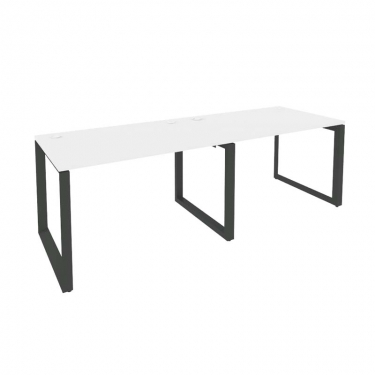 Рабочая станция на О-образном м/к Рива ONIX O.MO-RS-2.2.8 Белый Бриллиант/Антрацит