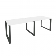 Рабочая станция на О-образном м/к Рива ONIX O.MO-RS-2.2.8 Белый Бриллиант/Антрацит