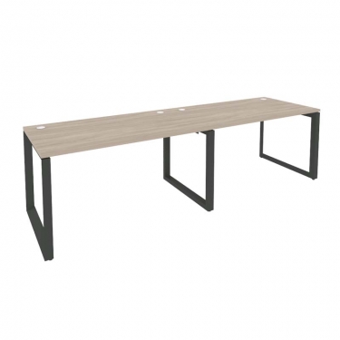 Рабочая станция на О-образном м/к Рива ONIX O.MO-RS-2.3.8 Дуб Аттик/Антрацит