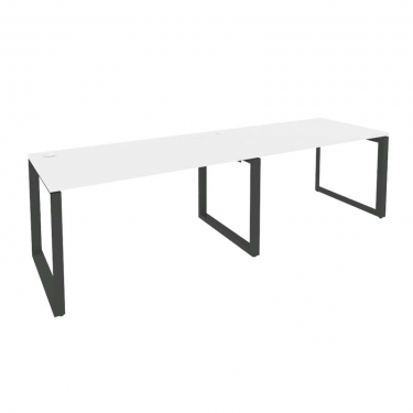 Рабочая станция на О-образном м/к Рива ONIX O.MO-RS-2.3.8 Белый Бриллиант/Антрацит