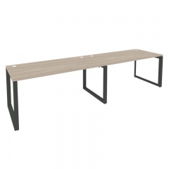 Рабочая станция на О-образном м/к Рива ONIX O.MO-RS-2.4.8 Дуб Аттик/Антрацит