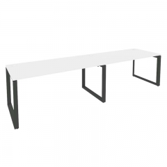 Рабочая станция на О-образном м/к Рива ONIX O.MO-RS-2.4.8 Белый Бриллиант/Антрацит