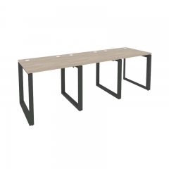 Рабочая станция на О-образном м/к Рива ONIX O.MO-RS-3.0.7 Дуб Аттик/Антрацит