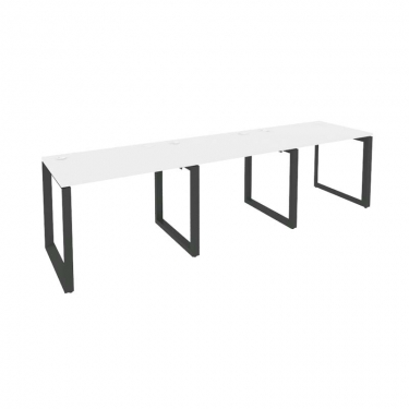 Рабочая станция на О-образном м/к Рива ONIX O.MO-RS-3.1.7 Белый Бриллиант/Антрацит