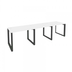 Рабочая станция на О-образном м/к Рива ONIX O.MO-RS-3.1.7 Белый Бриллиант/Антрацит