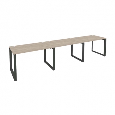 Рабочая станция на О-образном м/к Рива ONIX O.MO-RS-3.2.7 Дуб Аттик/Антрацит