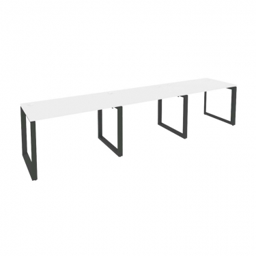 Рабочая станция на О-образном м/к Рива ONIX O.MO-RS-3.2.7 Белый Бриллиант/Антрацит