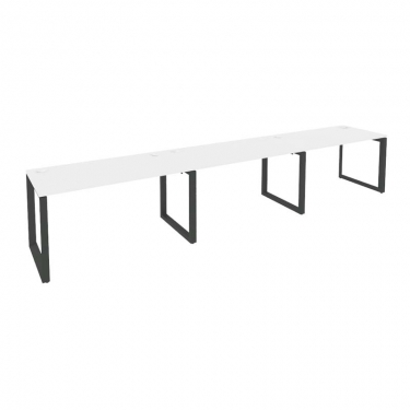 Рабочая станция на О-образном м/к Рива ONIX O.MO-RS-3.3.7 Белый Бриллиант/Антрацит