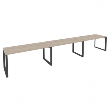 Рабочая станция на О-образном м/к Рива ONIX O.MO-RS-3.4.7 Дуб Аттик/Антрацит