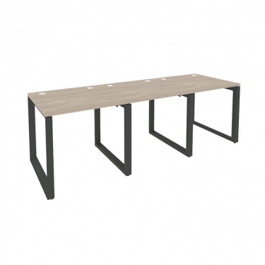 Рабочая станция на О-образном м/к Рива ONIX O.MO-RS-3.0.8 Дуб Аттик/Антрацит