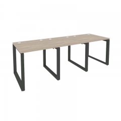 Рабочая станция на О-образном м/к Рива ONIX O.MO-RS-3.0.8 Дуб Аттик/Антрацит