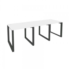 Рабочая станция на О-образном м/к Рива ONIX O.MO-RS-3.0.8 Белый Бриллиант/Антрацит