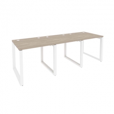 Рабочая станция на О-образном м/к Рива ONIX O.MO-RS-3.0.8 Дуб Аттик/Белый