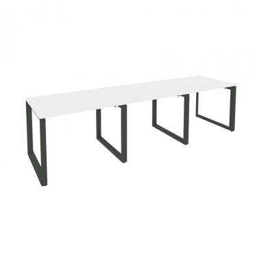 Рабочая станция на О-образном м/к Рива ONIX O.MO-RS-3.1.8 Белый Бриллиант/Антрацит