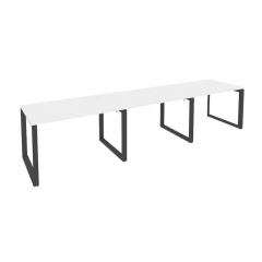 Рабочая станция на О-образном м/к Рива ONIX O.MO-RS-3.2.8 Белый Бриллиант/Антрацит