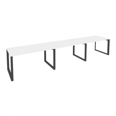 Рабочая станция на О-образном м/к Рива ONIX O.MO-RS-3.3.8 Белый Бриллиант/Антрацит