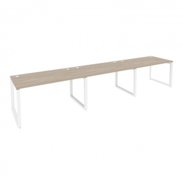 Рабочая станция на О-образном м/к Рива ONIX O.MO-RS-3.3.8 Дуб Аттик/Белый