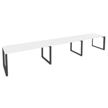 Рабочая станция на О-образном м/к Рива ONIX O.MO-RS-3.4.8 Белый Бриллиант/Антрацит