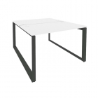 Рабочая станция на О-образном м/к Рива ONIX O.MO-D.RS-2.2.7 Белый Бриллиант/Антрацит