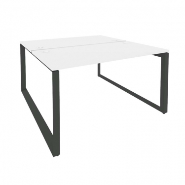 Рабочая станция на О-образном м/к Рива ONIX O.MO-D.RS-2.3.7 Белый Бриллиант/Антрацит