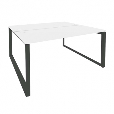 Рабочая станция на О-образном м/к Рива ONIX O.MO-D.RS-2.4.7 Белый Бриллиант/Антрацит