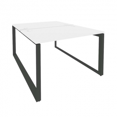 Рабочая станция на О-образном м/к Рива ONIX O.MO-D.RS-2.2.8 Белый Бриллиант/Антрацит