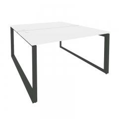 Рабочая станция на О-образном м/к Рива ONIX O.MO-D.RS-2.3.8 Белый Бриллиант/Антрацит