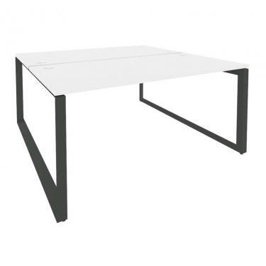 Рабочая станция на О-образном м/к Рива ONIX O.MO-D.RS-2.4.8 Белый Бриллиант/Антрацит