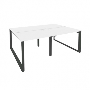 Рабочая станция на О-образном м/к Рива ONIX O.MO-D.RS-4.1.7 Белый Бриллиант/Антрацит