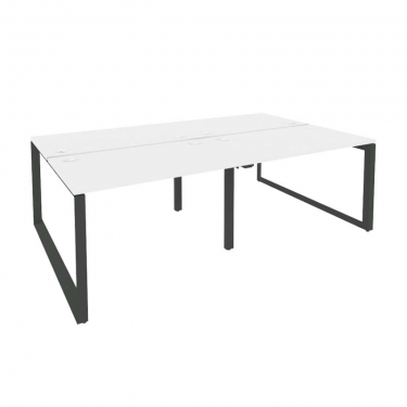 Рабочая станция на О-образном м/к Рива ONIX O.MO-D.RS-4.2.7 Белый Бриллиант/Антрацит