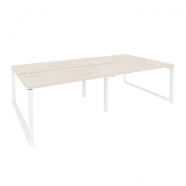 Рабочая станция на О-образном м/к Рива ONIX O.MO-D.RS-4.3.7 Денвер Светлый/Белый