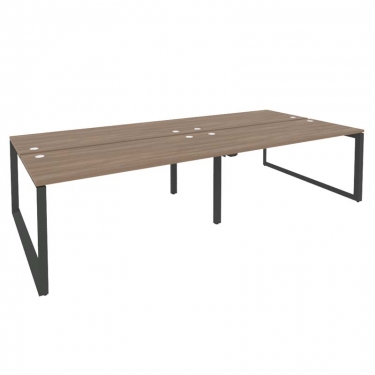 Рабочая станция на О-образном м/к Рива ONIX O.MO-D.RS-4.4.7 Дуб Аризона/Антрацит