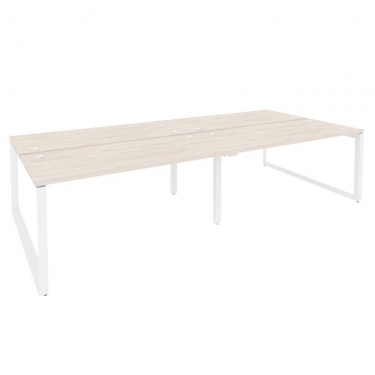 Рабочая станция на О-образном м/к Рива ONIX O.MO-D.RS-4.4.7 Денвер Светлый/Белый