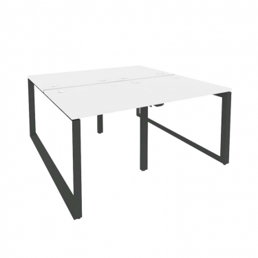 Рабочая станция на О-образном м/к Рива ONIX O.MO-D.RS-4.0.8 Белый Бриллиант/Антрацит