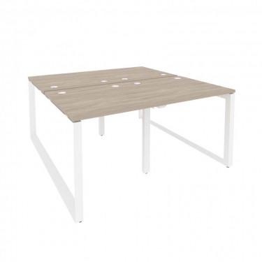 Рабочая станция на О-образном м/к Рива ONIX O.MO-D.RS-4.0.8 Дуб Аттик/Белый