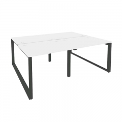 Рабочая станция на О-образном м/к Рива ONIX O.MO-D.RS-4.1.8 Белый Бриллиант/Антрацит