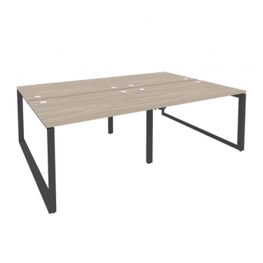 Рабочая станция на О-образном м/к Рива ONIX O.MO-D.RS-4.2.8 Дуб Аттик/Антрацит