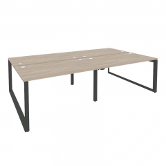 Рабочая станция на О-образном м/к Рива ONIX O.MO-D.RS-4.3.8 Дуб Аттик/Антрацит