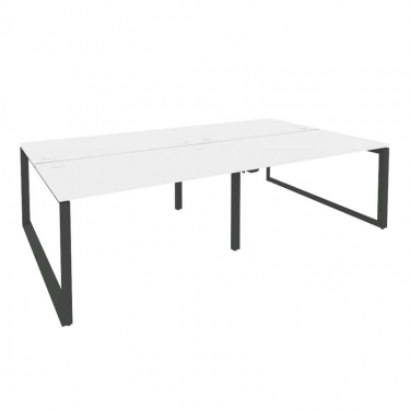 Рабочая станция на О-образном м/к Рива ONIX O.MO-D.RS-4.3.8 Белый Бриллиант/Антрацит