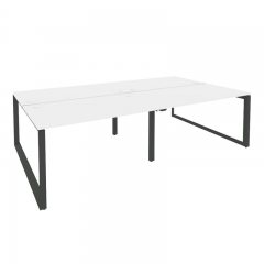 Рабочая станция на О-образном м/к Рива ONIX O.MO-D.RS-4.3.8 Белый Бриллиант/Антрацит