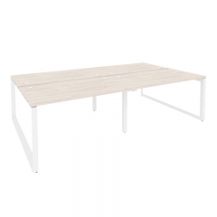 Рабочая станция на О-образном м/к Рива ONIX O.MO-D.RS-4.3.8 Денвер Светлый/Белый