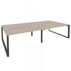 Рабочая станция на О-образном м/к Рива ONIX O.MO-D.RS-4.4.8 Дуб Аттик/Антрацит