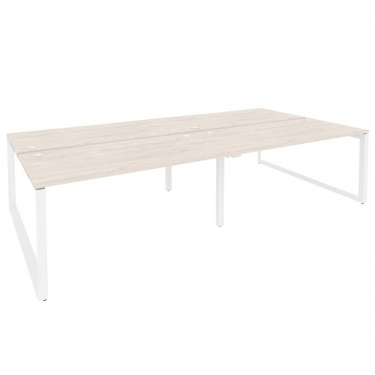 Рабочая станция на О-образном м/к Рива ONIX O.MO-D.RS-4.4.8 Денвер Светлый/Белый