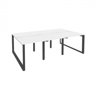 Рабочая станция на О-образном м/к Рива ONIX O.MO-D.RS-6.0.7 Белый Бриллиант/Антрацит