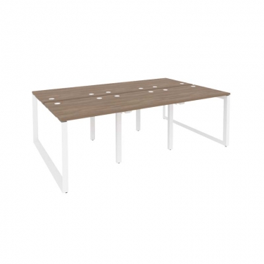 Рабочая станция на О-образном м/к Рива ONIX O.MO-D.RS-6.0.7 Дуб Аризона/Белый